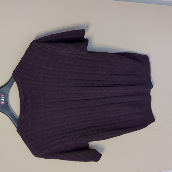 Alfred Dunner Women's Knit Top Size Large Purple - Picture 2 of 3